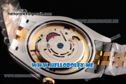 Rolex Datejust II Asia 2813 Automatic Two Tone Case/Bracelet with White Dial and Stick Markers (BP)