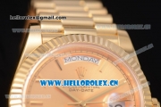 Rolex Day Date II Swiss ETA 2836 Automatic 18K Yellow Gold Case/Bracelet with Yellow Gold Dial and Stick Markers (BP)