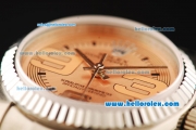 Rolex Air King Automatic Movement Full Steel with ETA Coating Case and Orange Dial