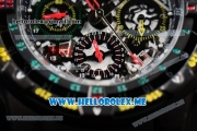 Richard Mille RM 60-01 Asia 2813 Automatic PVD Case with Skeleton Dial and Black Rubber Strap PVD Bezel (EF)