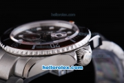 Rolex Submariner Harley Davidson Automatic Movement Silver Case with Brown Dial