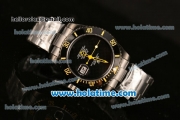 Rolex Submariner Bamford Asia 2813 Automatic Full PVD with Black Micro Checkered Dial - Yellow Spirit