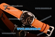 Panerai Radiomir PAM 622 Clone P.3000 Manual Winding Steel Case with Black Dial Brown Leather Strap and Stick/Arabic Numeral Markers - 1:1 Original (KW)