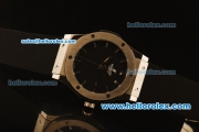 Hublot Classic Fusion Automatic Steel Case with PVD Bezel and Black Dial - ETA Coating