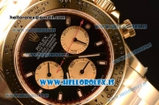 Rolex Daytona Yellow Gold Rolex 4130 Auto Best Edition 1:1 Clone Black Dial 116518LN