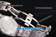 Audemars Piguet Royal Oak Swiss Quartz Steel Case/Bracelet with Black Dial and White Stick Markers