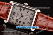 Patek Philippe Gondolo Miyota 1L45 Quartz Steel Case with White Dial and Arabic Numeral Markers