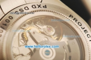 Rolex Daytona Chronograph Swiss Valjoux 7750 Automatic Movement Steel Case with Diamond Markers and Black Bezel