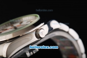 Rolex Milgauss Automatic Movement as the Swiss case with White Dial and Orange Marking