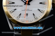 Omega Seamaster Aqua Terra 150M Clone Omega 8500 Automatic Two Tone Case/Bracelet with White Dial (YF)