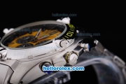 Tag Heuer Aquaracer Quartz Movement with Yellow Dial and SSband