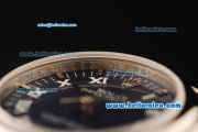 Rolex Air King Automatic Movement ETA Coating Case and Blue Dial and White Roman Numerals