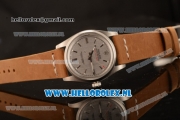 Rolex Milgauss Vintage Asia Auto Steel Case with Grey Dial and Brown Nylon Strap