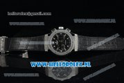 Hublot Classic Fusion Chronograph Swiss Valjoux 7750 Automatic Steel Case with Black Dial Stick Markers and Black Genuine Leather Strap