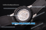 Perrelet Turbine XL Toxic Asia Automatic Steel Case with PVD Bezel and Black/White Rotating Dial