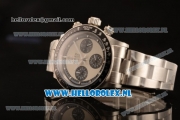 Rolex Daytona Vintage Chronograph OS20 Quartz Steel Case with White Dial and Steel Bracelet