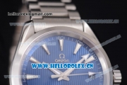Omega Seamaster Aqua Terra 150 M Clone 8500 Automatic Stainless Steel Case/Bracelet with Blue Dial and Stick Markers (EF)