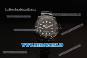 Rolex Sea-Dweller Clone Rolex 3135 Automatic PVD Case Black Dial With Dots Markers PVD Bracelet (BP)