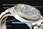 Rolex Submariner Swiss ETA 2836 Automatic Steel Case with Green Dial and Ceramic Bezel - 1:1 Original