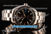 Omega Seamaster Planet Ocean Swiss ETA 2824 Automatic Full Steel with Black Dial and Stick/Numeral Markers - 1:1 Original (BP)