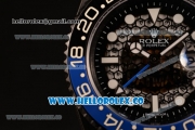 Rolex GMT-Master II Batman Skeleton Swiss ETA 2836 Automatic PVD Case with Black Dial and PVD Bracelet