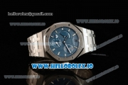 Audemars Piguet Royal Oak Dual Time Chrono Asia Automatic Steel Case Blue Dial With Stick Markers Steel Bracelet