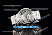 Cartier Ballon Bleu De Large Miyota 9015 Automatic Steel Case/Bracelet White Dial With Roman Numeral Markers(JF)