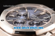 Audemars Piguet Royal Oak Chronograph Miyota OS20 Quartz Steel Case with Blue Dial and Steel Bracelet