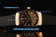 Hublot Classic Fusion Swiss ETA 2824 Automatic Movement Black Dial with Black Bezel and Black Rubber Strap