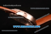 IWC Portuguese Asia 6497 Manual Winding Rose Gold Case with Champagne Dial and Arbaic Numeral Markers