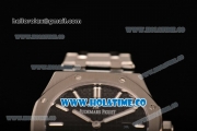 Audemars Piguet Royal Oak 33MM Miyota Quartz Steel Case/Bracelet with Stick Markers and Black Dial (EF)