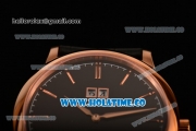 A.Lange&Sohne Saxonia Tourbillon Asia Automatic Rose Gold Case with Black Dial and Stick Markers