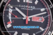 Chopard Mille Miglia GTS Power Control Miyota OS2035 Quartz Steel Case Red Dial Black Leather Strap and Arabic Number/Stick Markers