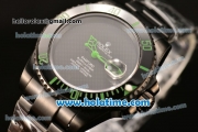 Rolex Submariner Bamford Asia 2813 Automatic Full PVD with Black Micro Checkered Dial - Green Spirit