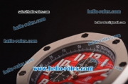 Audemars Piguet Royal Oak Offshore Singapore Grand Prix Chronograph Miyota Quartz PVD Case with Steel Bezel and Red Dial