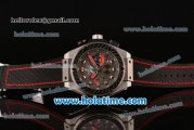 Hublot King Power F1 Limited Edition Chronograph Swiss Valjoux 7750 Automatic Movement Steel Case with Black Bezel and Black Rubber Strap (YR)