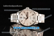 Tag Heuer Carrera Calibre 5 Swiss ETA 2824 Automatic Steel Case White Dial With Stick Markers Steel Bracelet