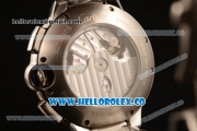 Cartier Ballon Bleu De Chrono Swiss Valjoux 7750 Automatic Steel Case with White Dial and Steel Bracelet - (H)