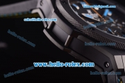 Hublot Big Bang Black Magic amfAR Swiss Valjoux 7750 Automatic Movement PVD Case with Black Dial