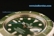 Rolex Submariner Swiss ETA 2836 Automatic Movement Steel Case with Green Dial and Green Cermaic Bezel