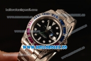 Rolex GMT-Master II All Diamond Red/Blue Bezel Automatic (Correct Hand Stack) 116759SARU