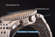 Breitling Montbrillant Datora Swiss Valjoux 7751 Automatic Steel Case/Strap with Beige Dial
