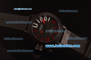 U-Boat Italo Fontana Automatic PVD Case with Black Dial and Red Markers