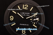 Panerai Luminor Marina Quartz Wall Clock PVD Case
