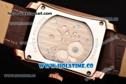 Patek Philippe Gondolo Asia Manual Winding Rose Gold Case with Silver Dial and Stick Markers