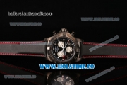 Breitling Avenger Skyland Chrono Swiss Quartz PVD Case with Black Dial and Red/Black Nylon Strap