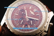 Breitling for Bentley Motors Automatic Movement with Brown Dial and Brown Leather Strap