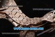 Audemars Piguet Royal Oak Chronograph Miyota OS10 Quartz Steel Case with Black Dial and Steel Bracelet