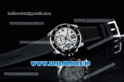 Cartier Calibre de Cartier Diver Swiss ETA 2824 Automatic Steel Case White Dial With Roman Numeral Markers Black Rubber Strap