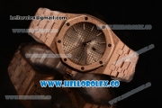 Audemars Piguet Royal Oak 41MM Clone AP Calibre 3120 Automatic Rose Gold Case with Gray Dial and Rose Gold Bracelet - (EF)